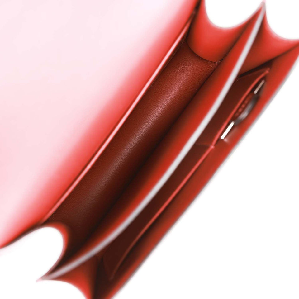 Hermes Constance 1-18 Rouge H Box Gold Hardware