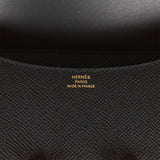 Hermes Constance 18 Black Epsom Gold Hardware