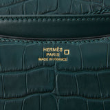 Hermes Constance 18 Vert Cypress Matte Alligator Gold Hardware