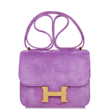 Hermes Constance 18 Violet Doblis Gold Hardware