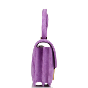 Hermes Constance 18 Violet Doblis Gold Hardware