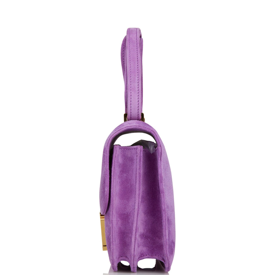 Hermes Constance 18 Violet Doblis Gold Hardware