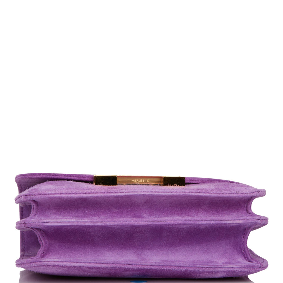 Hermes Constance 18 Violet Doblis Gold Hardware