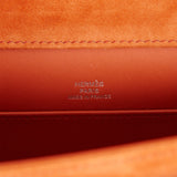 Hermes Paprika Doblis Mini Constance 18cm Palladium Hardware