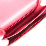 Hermes Constance 18 Framboise Chevre Gold Hardware