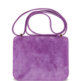 Hermes Constance 18 Violet Doblis Gold Hardware