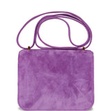 Hermes Constance 18 Violet Doblis Gold Hardware