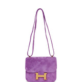 Hermes Constance 18 Violet Doblis Gold Hardware -