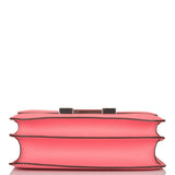 Hermes Constance 24 Rose D'Ete Evercolor Palladium Hardware