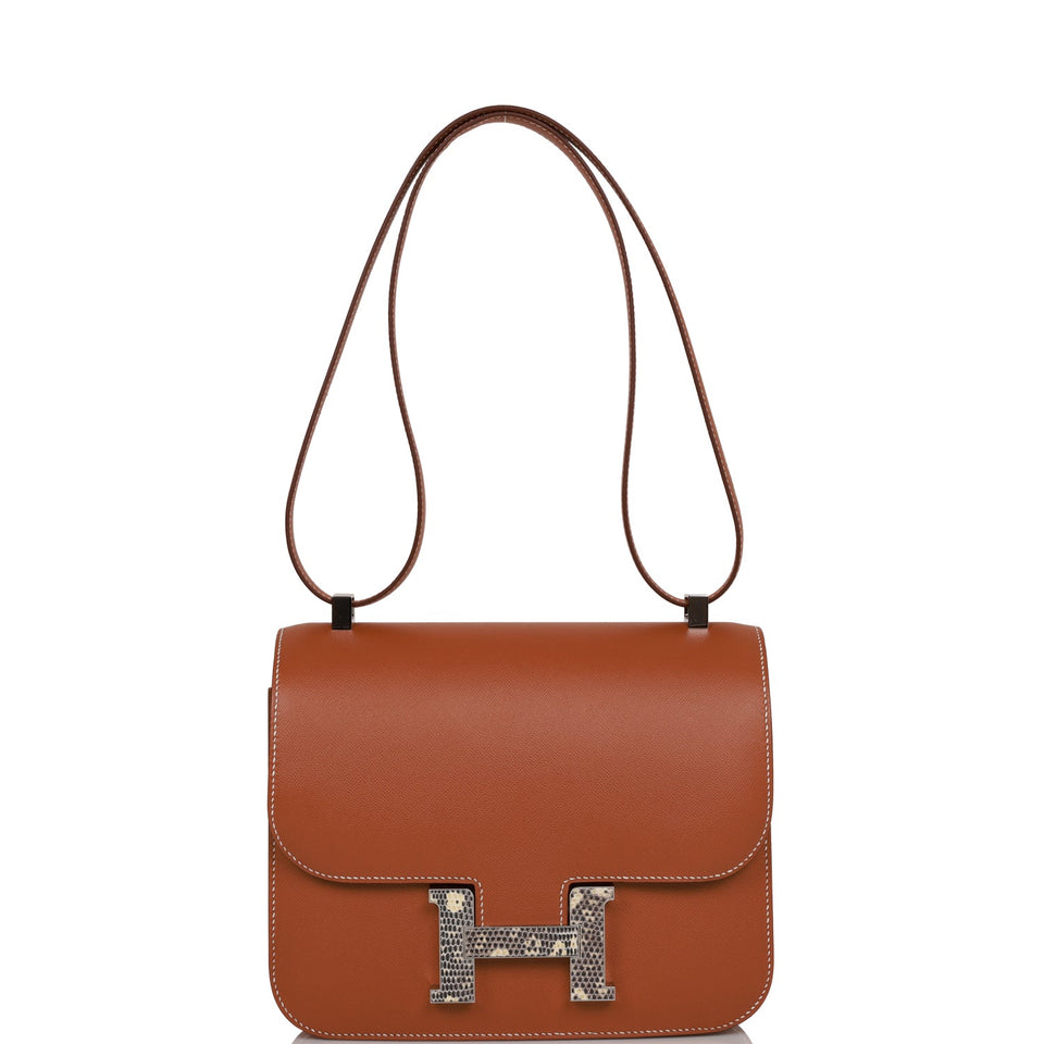 Hermes Constance 24 Gold Madame and Lizard Palladium Hardware