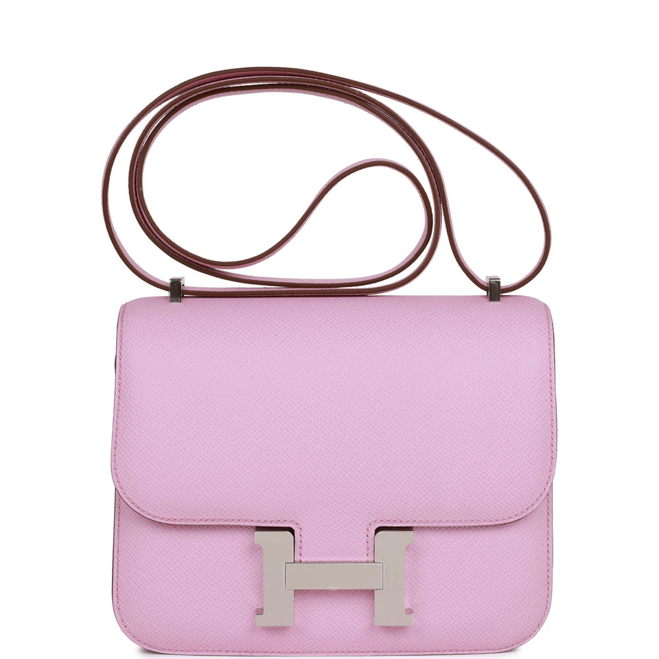 Hermes Constance 18 Mauve Sylvestre Epsom Palladium Hardware