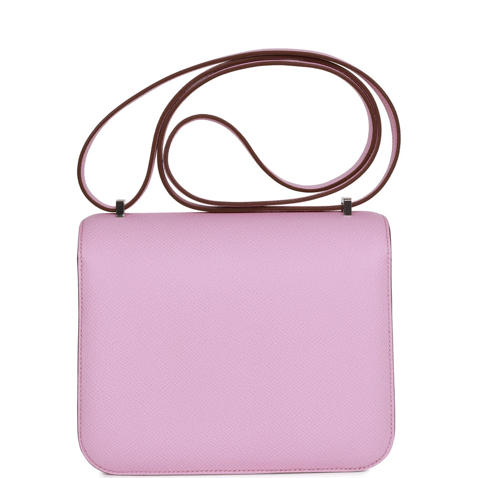 Hermes Constance 18 Mauve Sylvestre Epsom Palladium Hardware