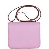 Hermes Constance 18 Mauve Sylvestre Epsom Palladium Hardware
