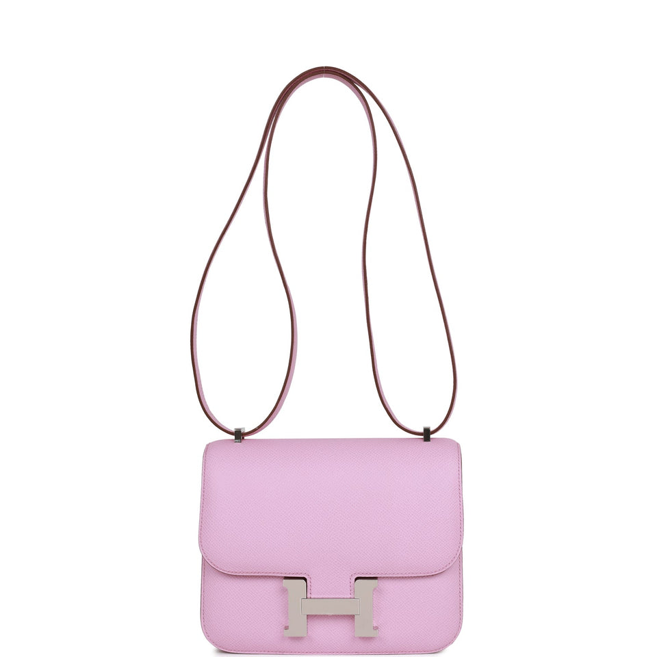 Hermes Constance 18 Mauve Sylvestre Epsom Palladium Hardware