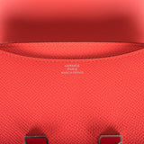 Hermes Constance 18 Rose Texas Epsom Palladium Hardware
