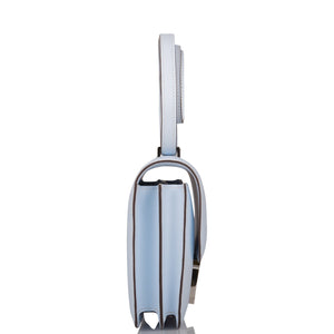 Hermes Constance 18 Bleu Brume Swift Palladium Hardware