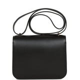 Hermes Constance 18 Black Tadelakt Palladium Hardware