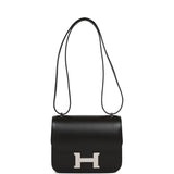 Hermes Constance 18 Black Tadelakt Palladium Hardware