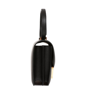 Hermes Constance 18 Black Epsom Gold Hardware