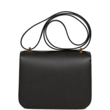 Hermes Constance 18 Black Epsom Gold Hardware