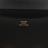 Hermes Constance 18 Black Epsom Gold Hardware