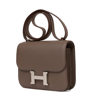 Hermes Constance 18 Etain Epsom Palladium Hardware