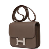 Hermes Constance 18 Etain Epsom Palladium Hardware