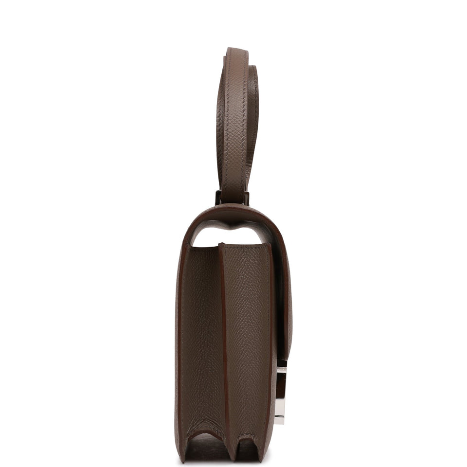 Hermes Constance 18 Etain Epsom Palladium Hardware