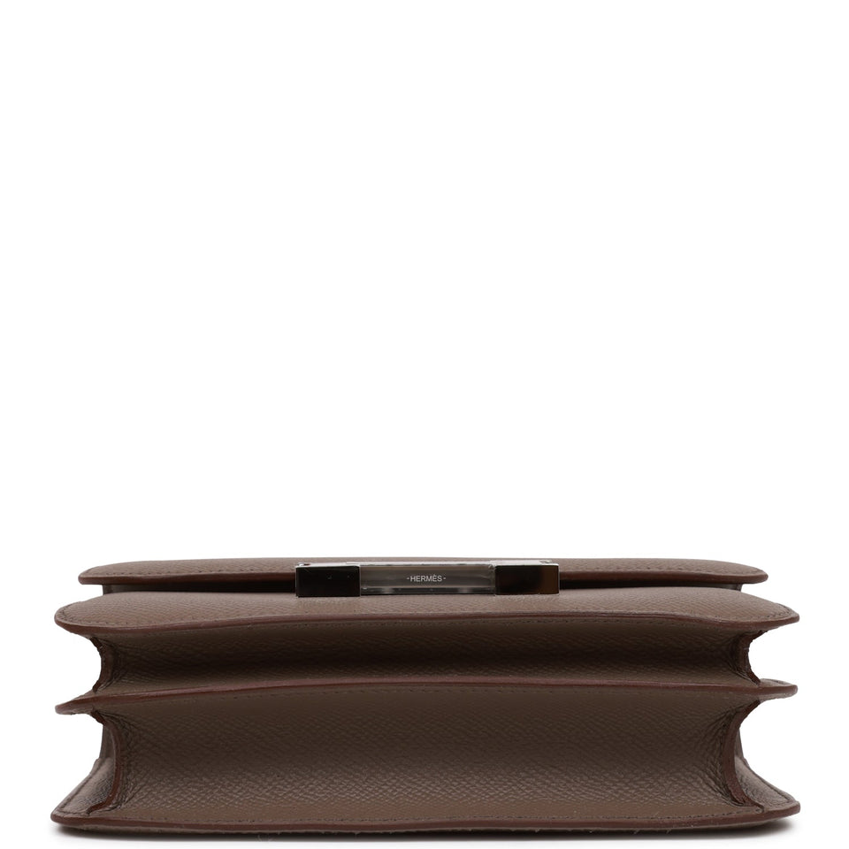 Hermes Constance 18 Etain Epsom Palladium Hardware