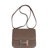 Hermes Constance 18 Etain Epsom Palladium Hardware