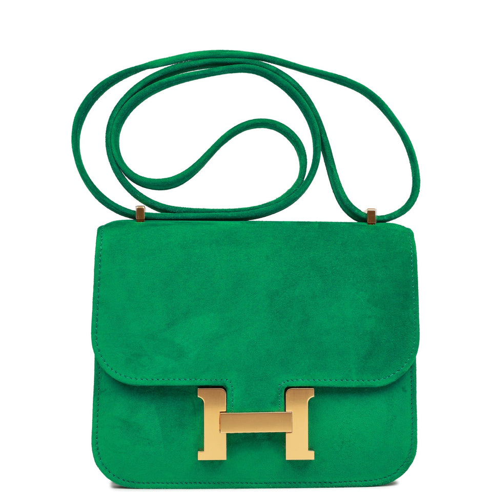 Hermes Constance 18 Cactus Doblis Gold Hardware