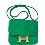 Hermes Constance 18 Cactus Doblis Gold Hardware