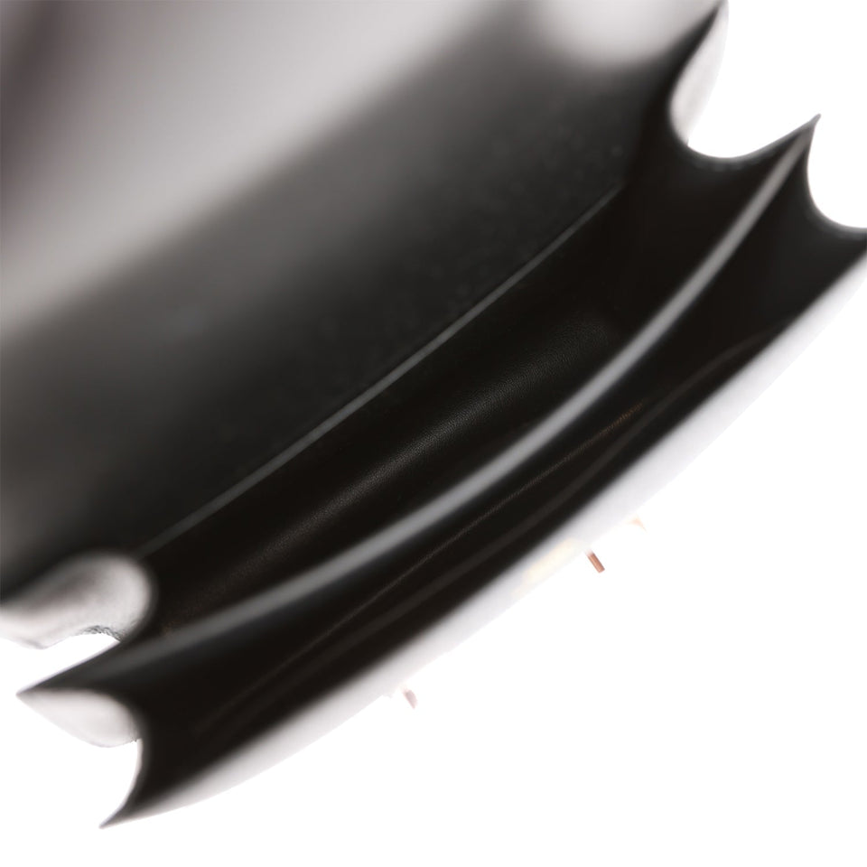 Hermes Constance 18 Black Epsom Rose Gold Hardware