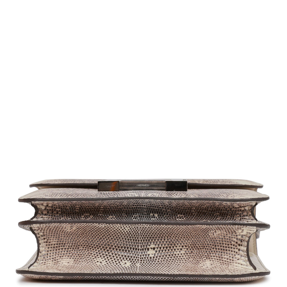 Hermes Mini Constance 18 Ombre Lizard Varanus Palladium Hardware
