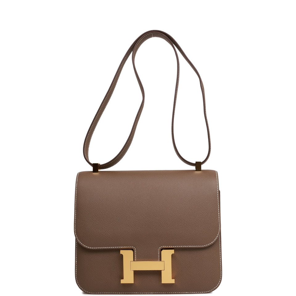 Hermes Constance 24 Etoupe Epsom Gold Hardware