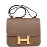 Hermes Constance 24 Etoupe Epsom Gold Hardware