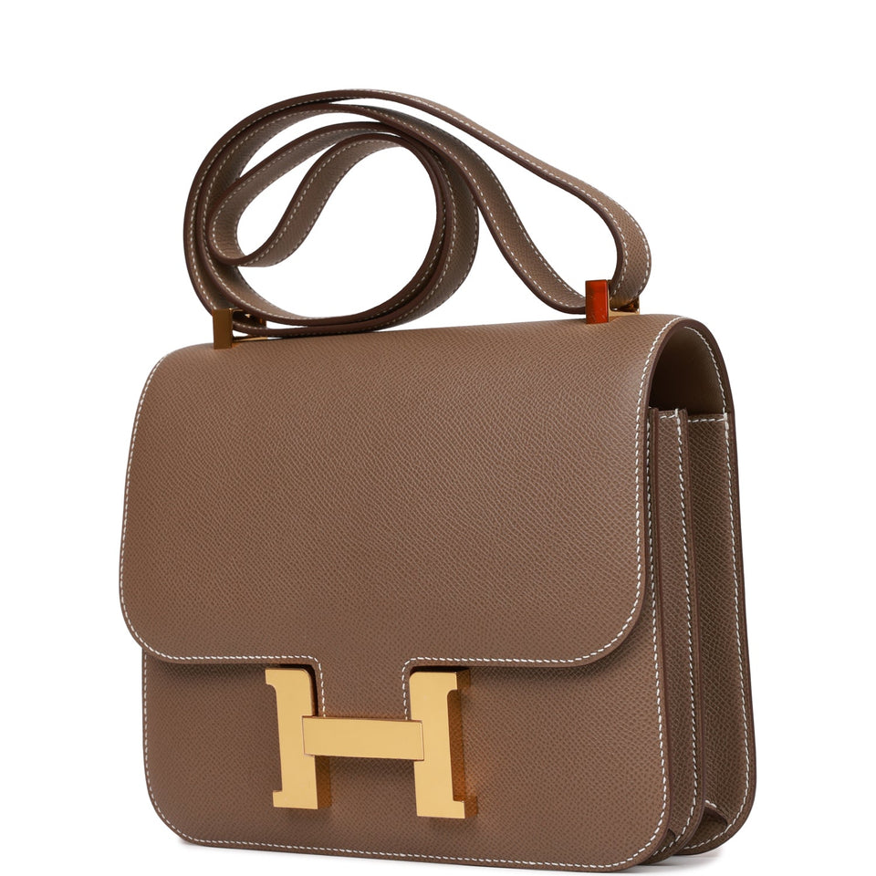 Hermes Constance 24 Etoupe Epsom Gold Hardware