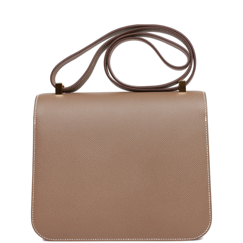 Hermes Constance 24 Etoupe Epsom Gold Hardware