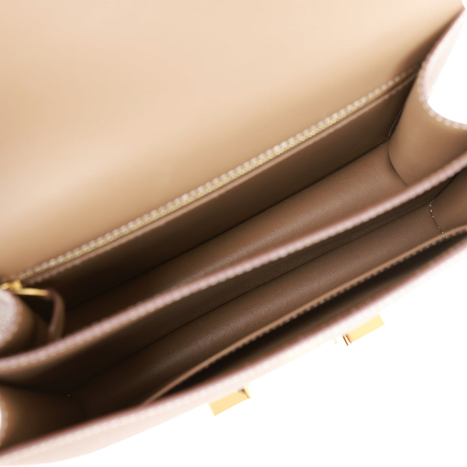 Hermes Constance 24 Etoupe Epsom Gold Hardware