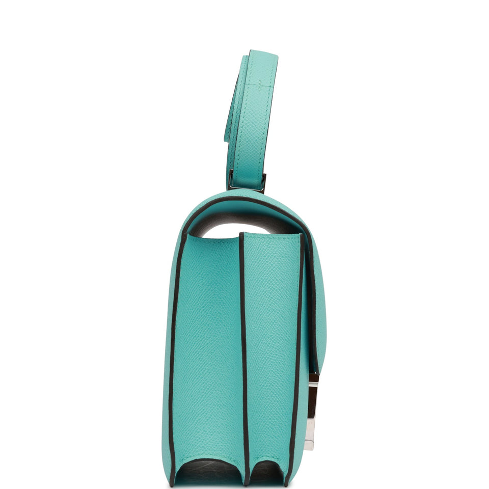 Hermes Constance 24 Bleu Atoll Epsom Palladium Hardware