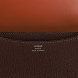 Hermes Constance 18 Havane Verso Chevre Palladium Hardware