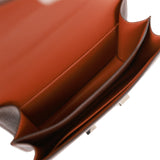 Hermes Constance 18 Havane Verso Chevre Palladium Hardware