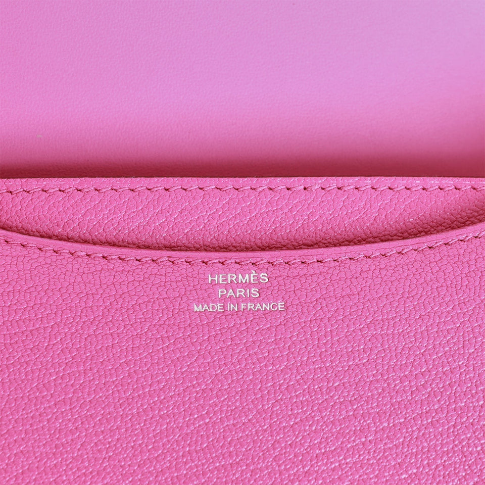 Hermes Constance 18 Magnolia Chevre Palladium Hardware