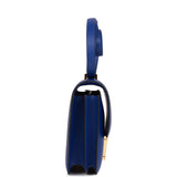 Hermes Constance 18 Bleu Electric Chevre Gold Hardware