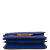 Hermes Constance 18 Bleu Electric Chevre Gold Hardware