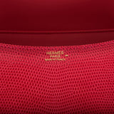Hermes Constance 24 Rouge Exotique Lizard Niloticus Gold Hardware