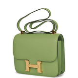 Hermes Constance 24 Vert Criquet Epsom Gold Hardware
