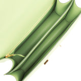 Hermes Constance 24 Vert Criquet Epsom Gold Hardware