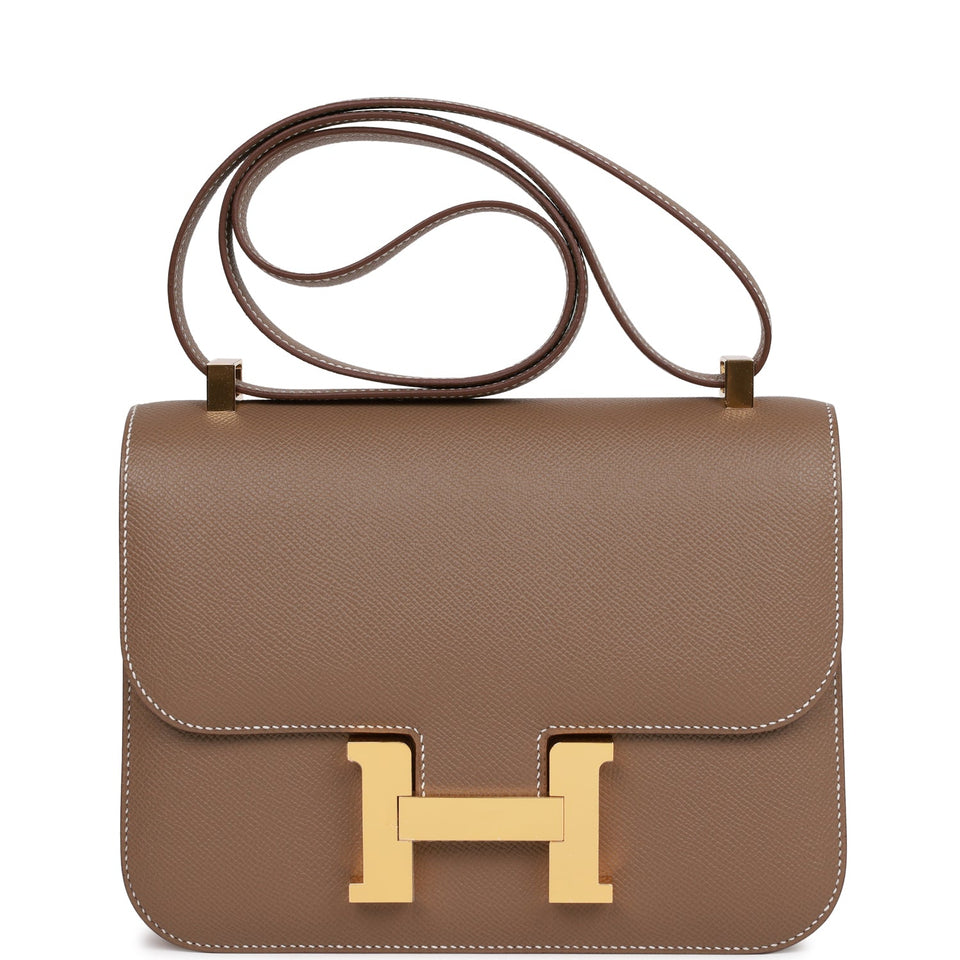 Hermes Constance 1-24 Etoupe Epsom Gold Hardware