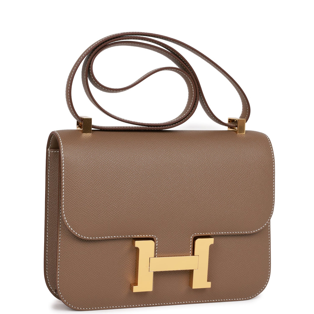 Hermes Constance 1-24 Etoupe Epsom Gold Hardware